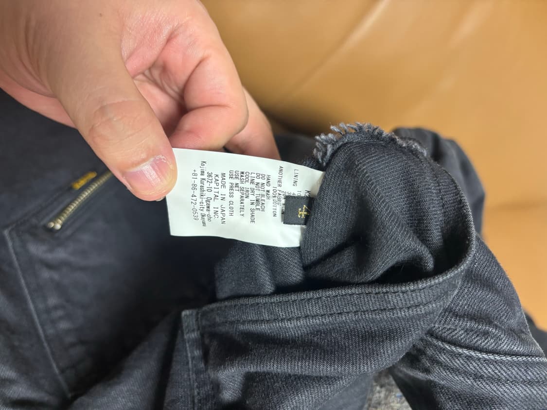 [4] 캐피탈 14oz 본 라이닝 워크자켓  상품이미지6