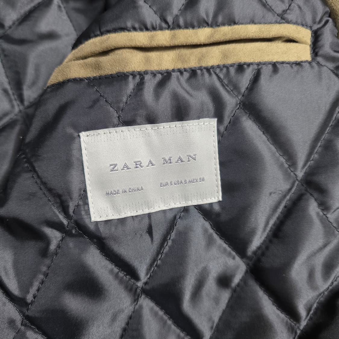 1041 자라맨 카키 스웨이드 터치 항공점퍼 / 남성 S / MA-1 스 상품이미지8