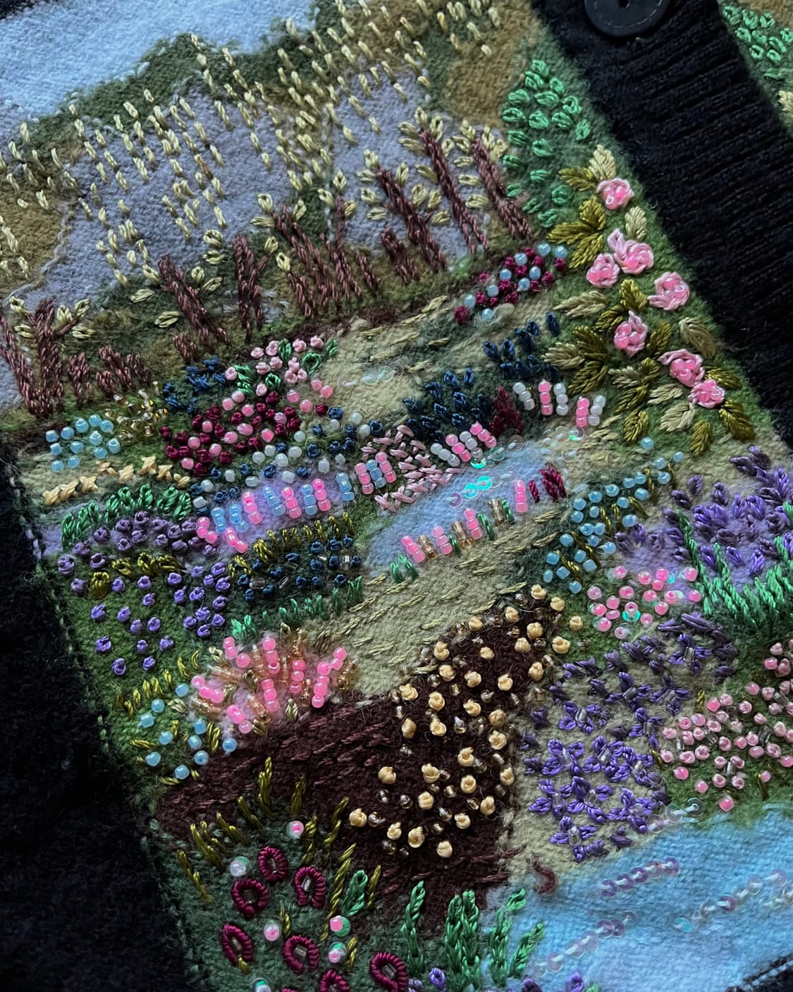 1980-90s Anubis Japan Old Wool Cardigan 상품이미지7