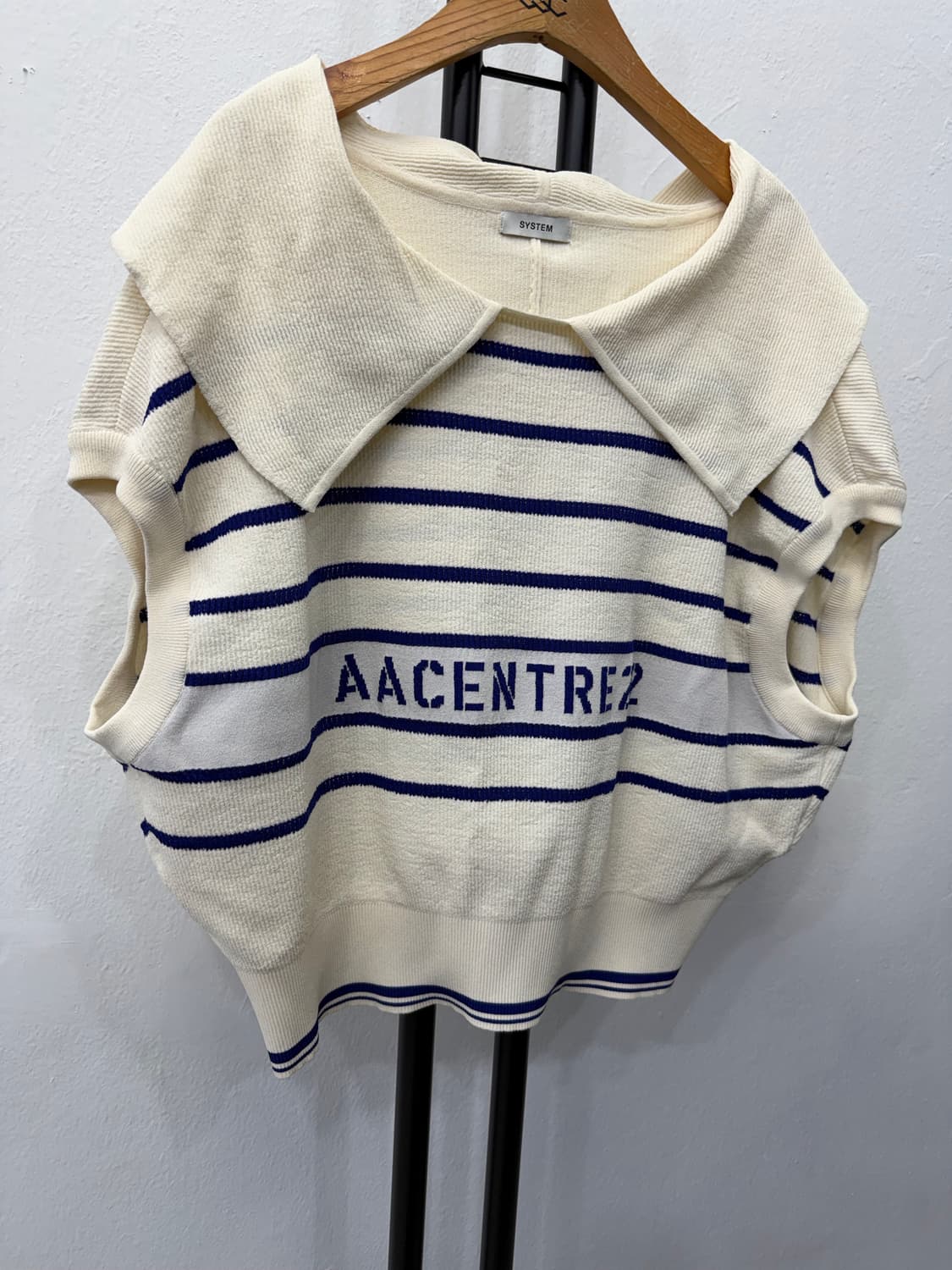 정품) 시스템 한섬 22ss AACENTRE22 오버핏니트 90F 상품이미지2