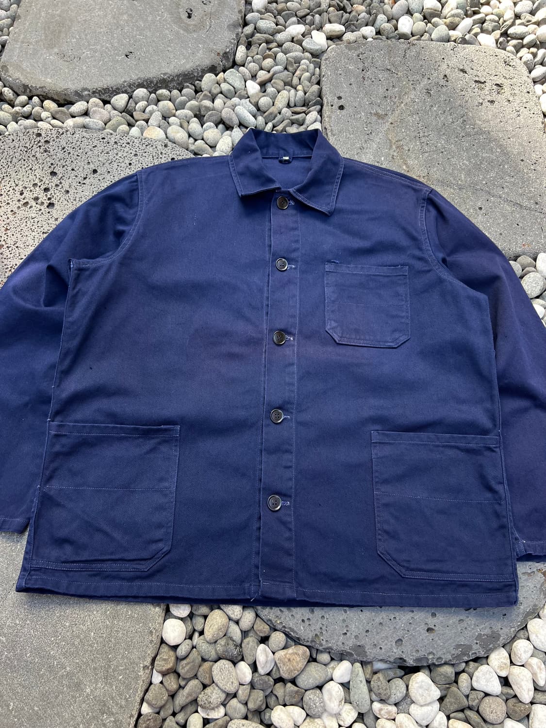 OLD VINTAGE DARK PURPLE NAVY 프렌치워크자켓 상품이미지3