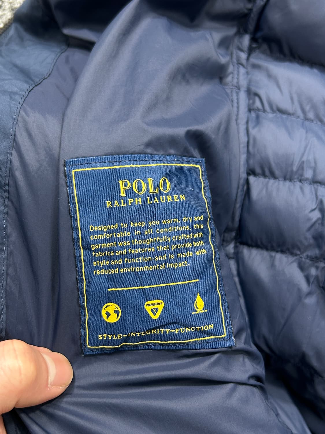 폴로 랄프로렌 신형 큐알 투웨이 경량패딩 S  상품이미지8