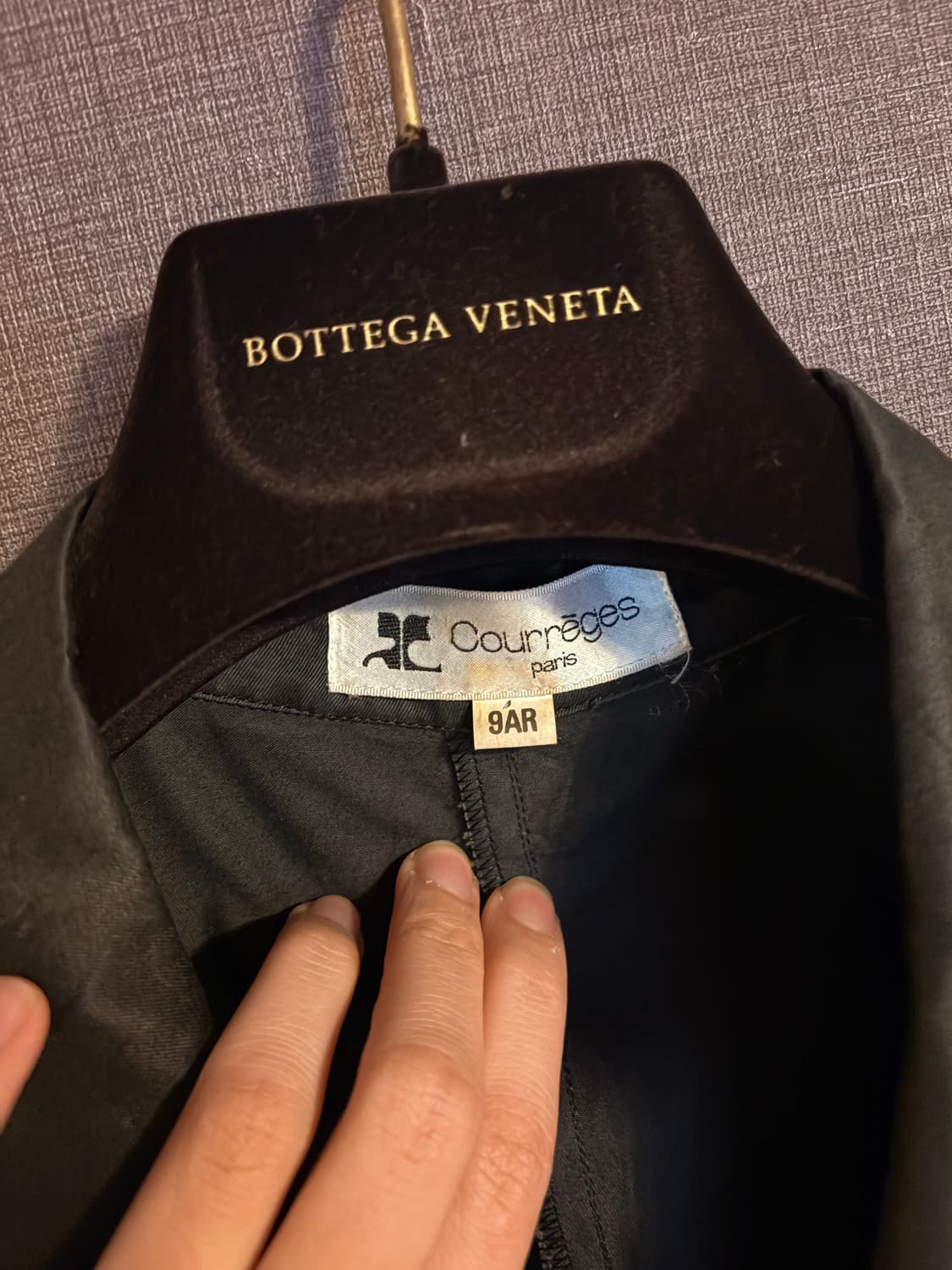 꾸레쥬 Courreges 블랙 크롭 자켓 9AR 상품이미지2