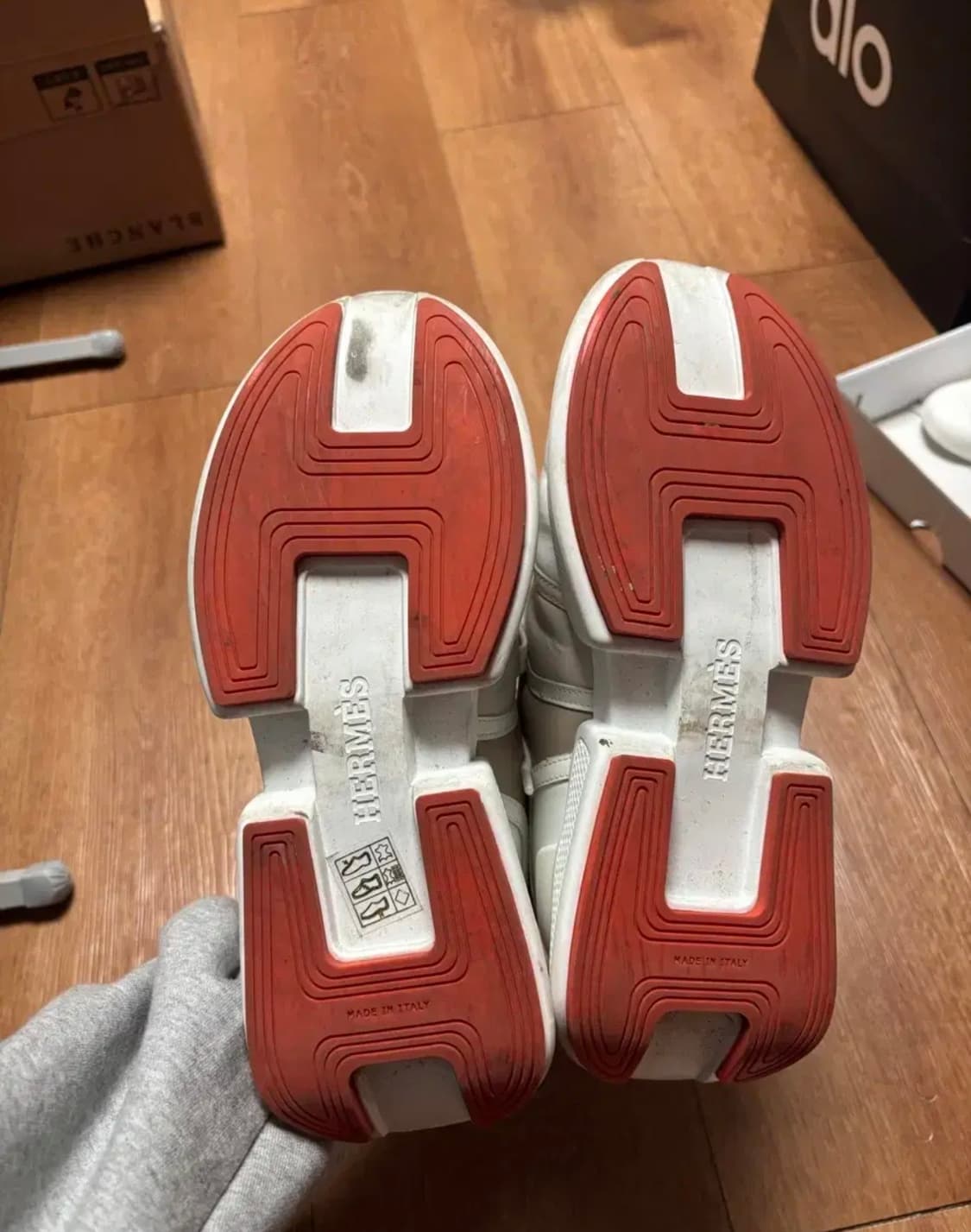 에르메스 기가 스니커즈 카프스킨 36 상품이미지6