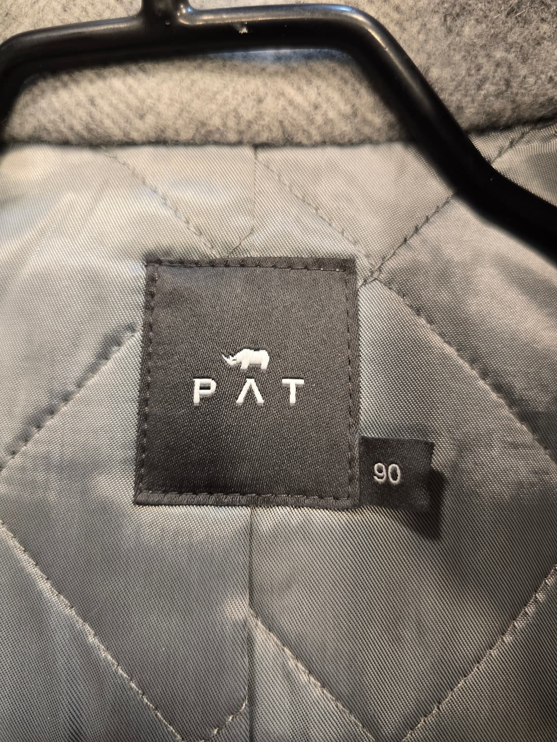 PAT 핸드메이드 여성 모+캐시미어 집업 코트 회색 90(S) 상품이미지7