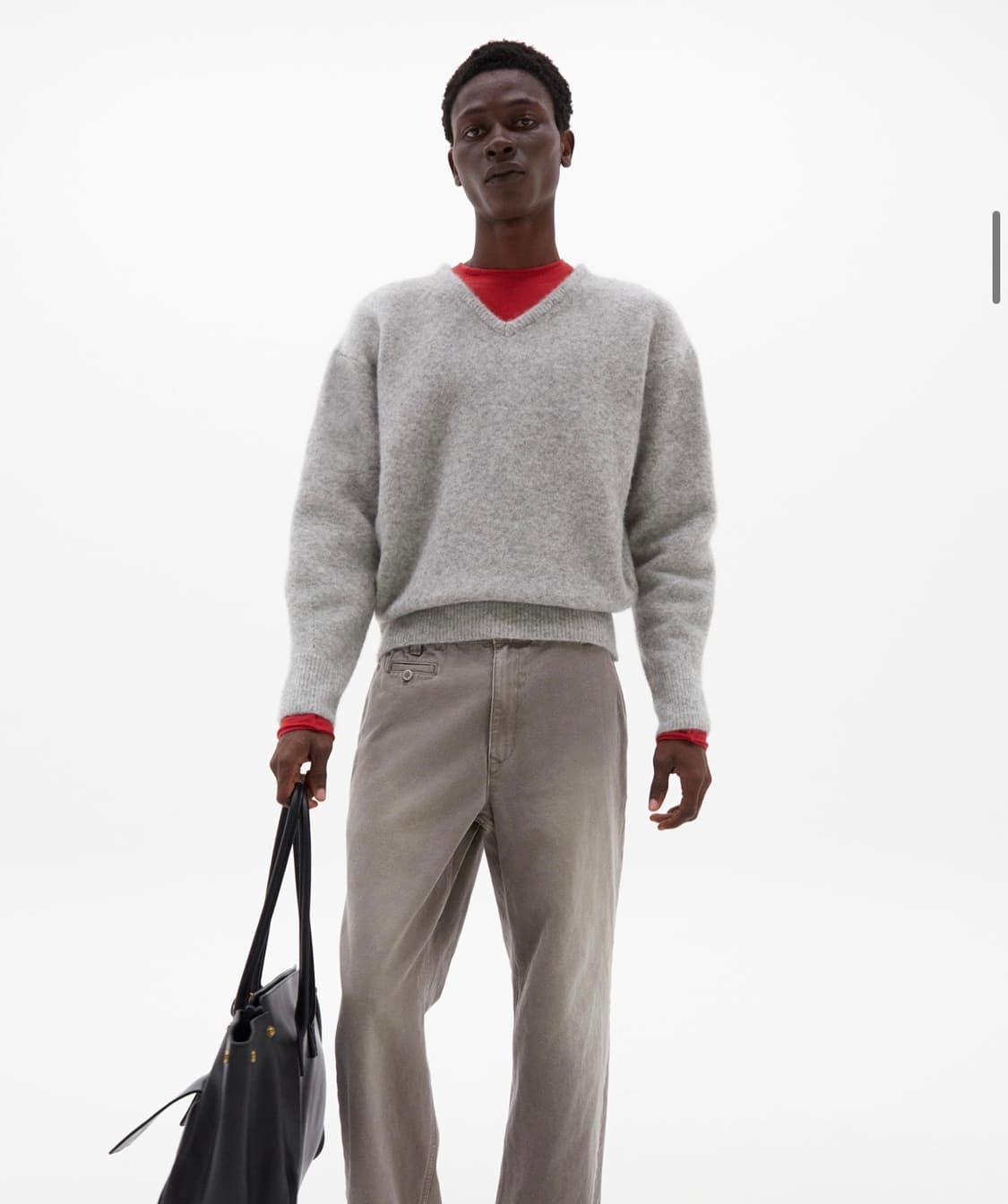 [타일레] V-NECK SWEATER CLOUD GREY 2size 상품이미지2