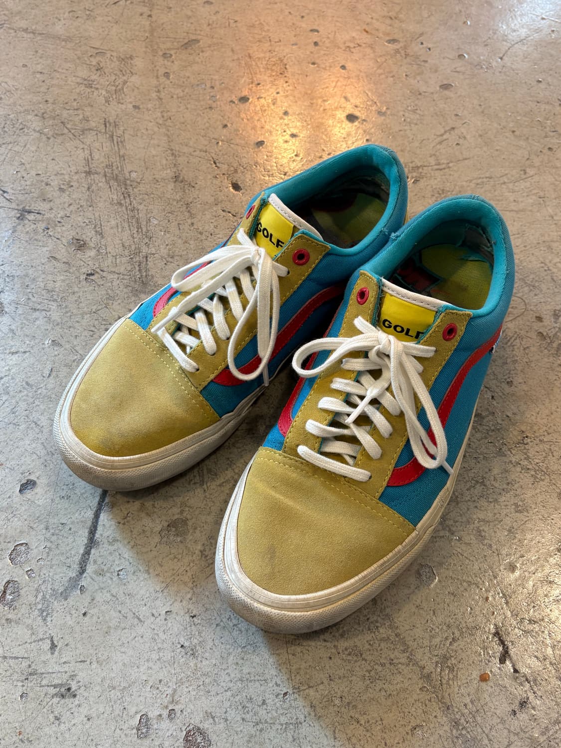 [275] 반스 골프왕 올드스쿨 프로 옐로우 상품이미지1