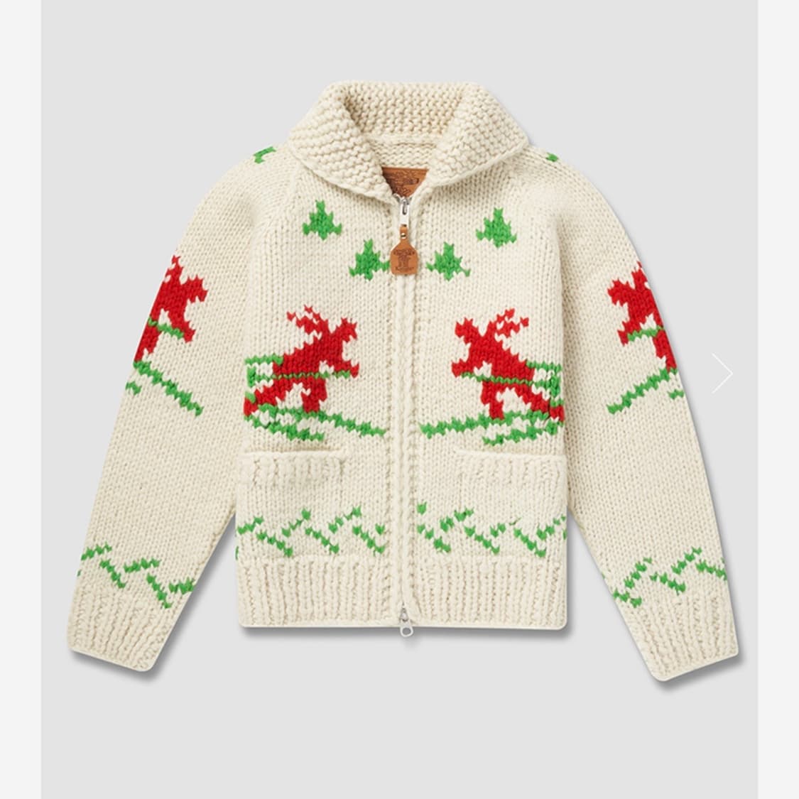 얼바닉30 스키 코위찬 가디건 상품이미지1