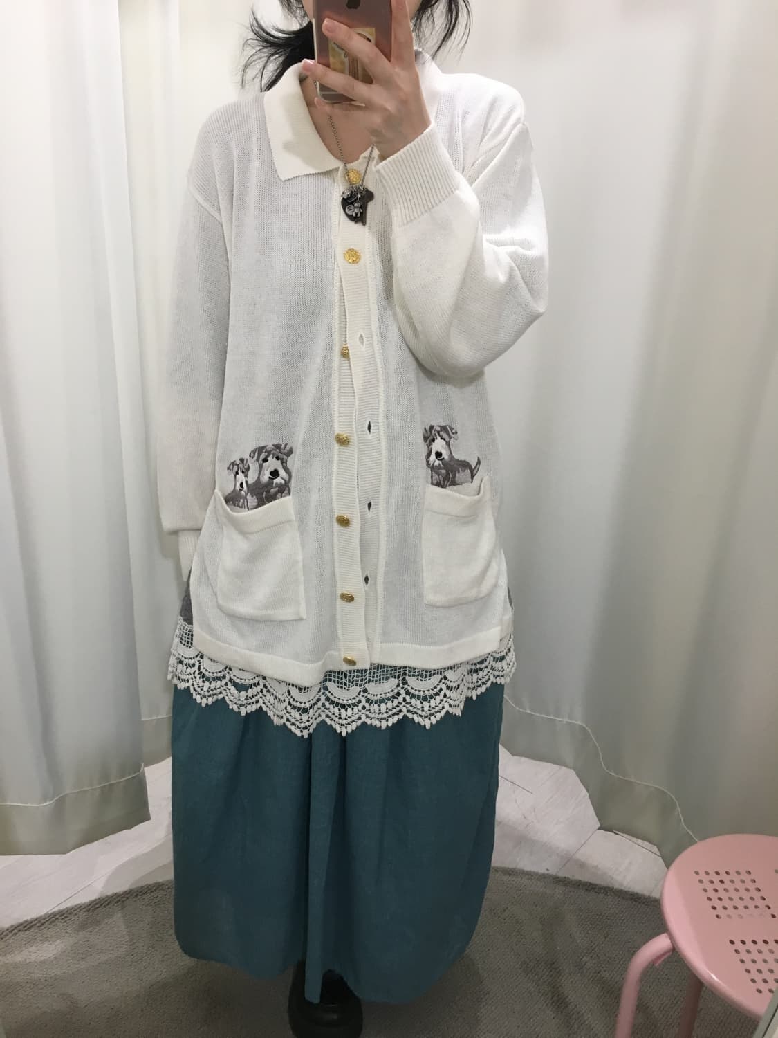 puppy dog cardigan 상품이미지3