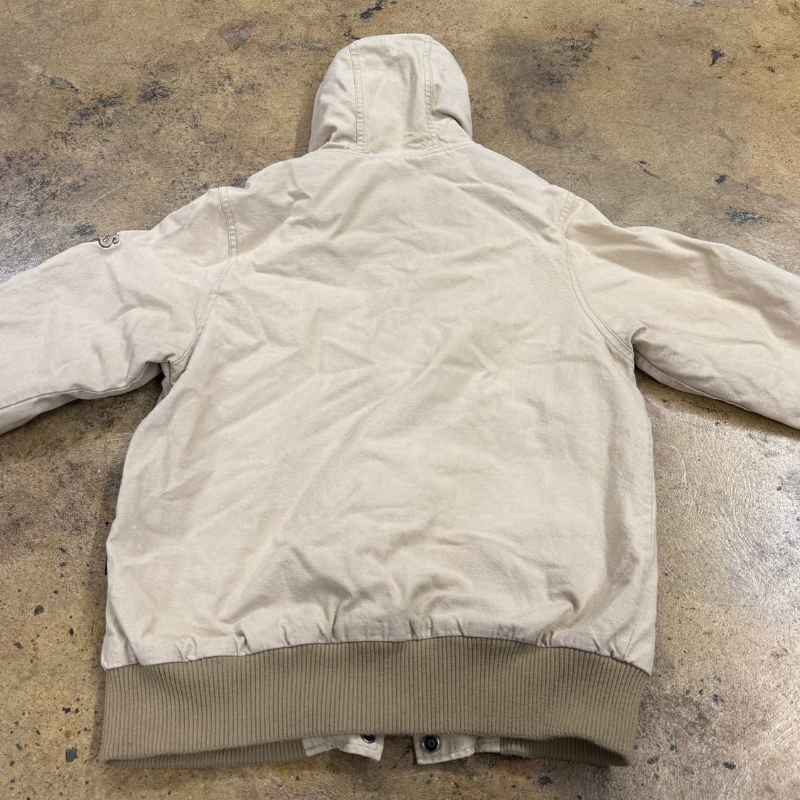 엠엘비 베이지 브라운 후드집업 자켓 상품이미지4