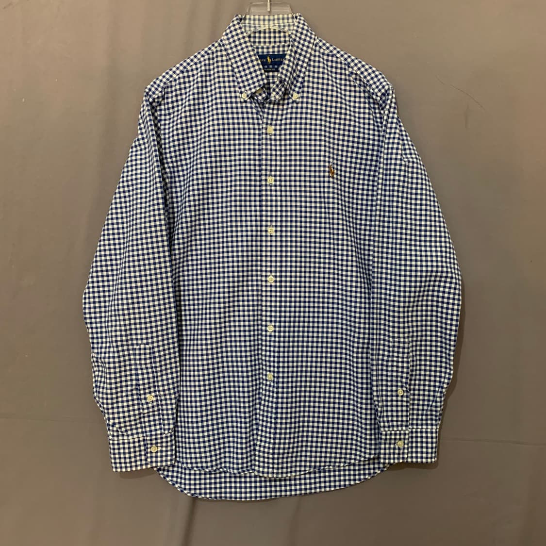 M 폴로랄프로렌 클래식핏 멀티 포니 깅엄 체크 옥스포드 셔츠 남방 상품이미지1