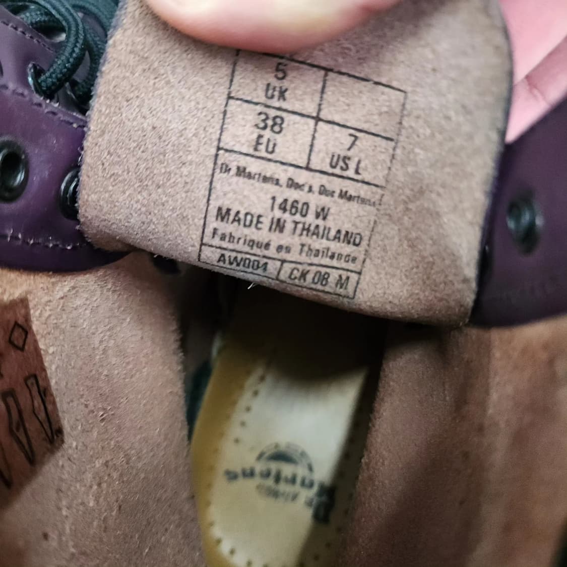 닥터마틴 1460 체리레드 8홀 상품이미지5