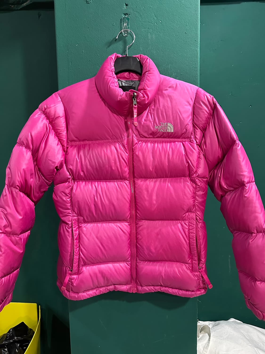 노스페이스700 핑크 눕시패딩 M 상품이미지1