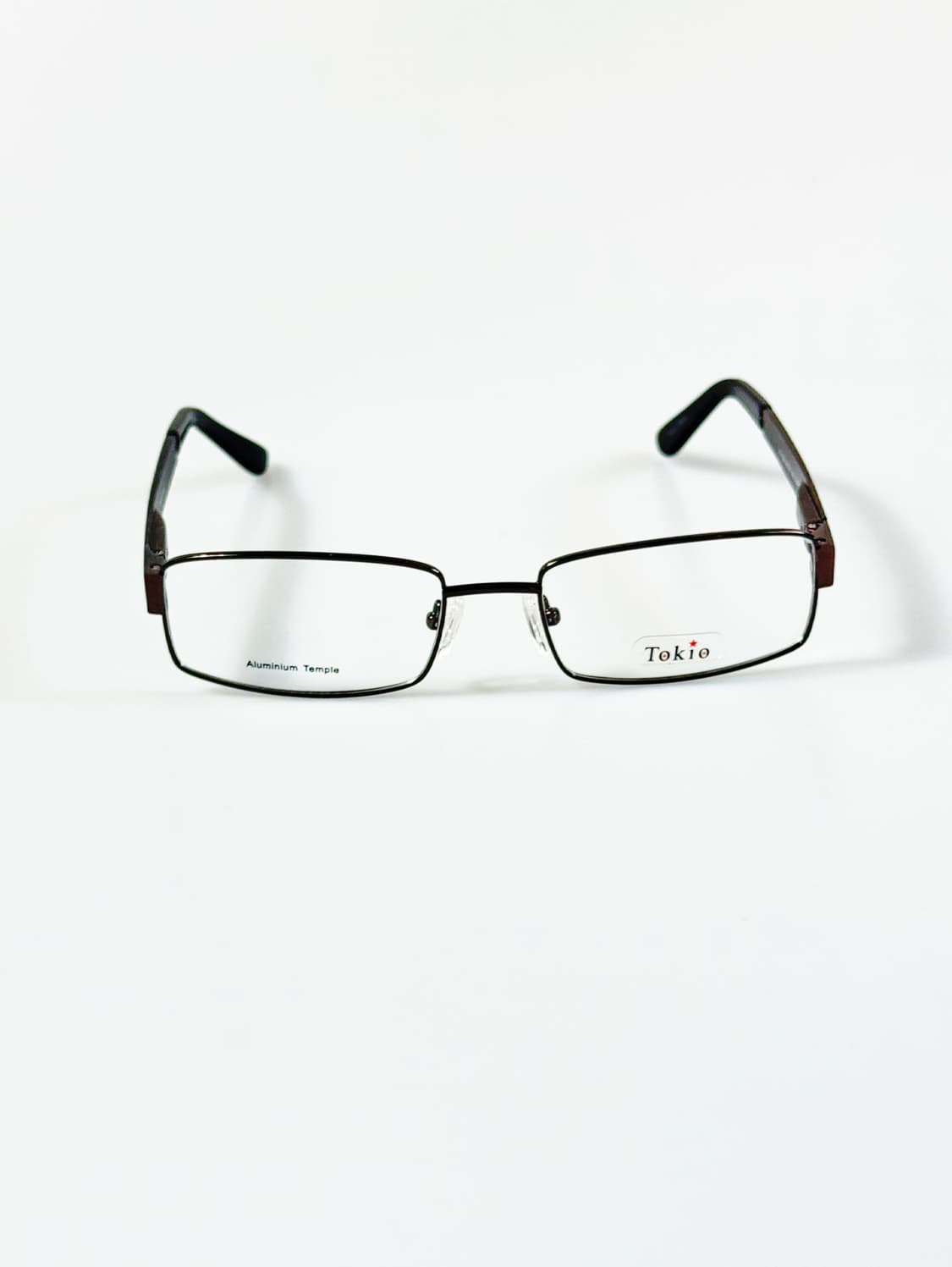 90s TOKIO 커피 메탈 슬림 스퀘어 빈티지 안경 상품이미지2