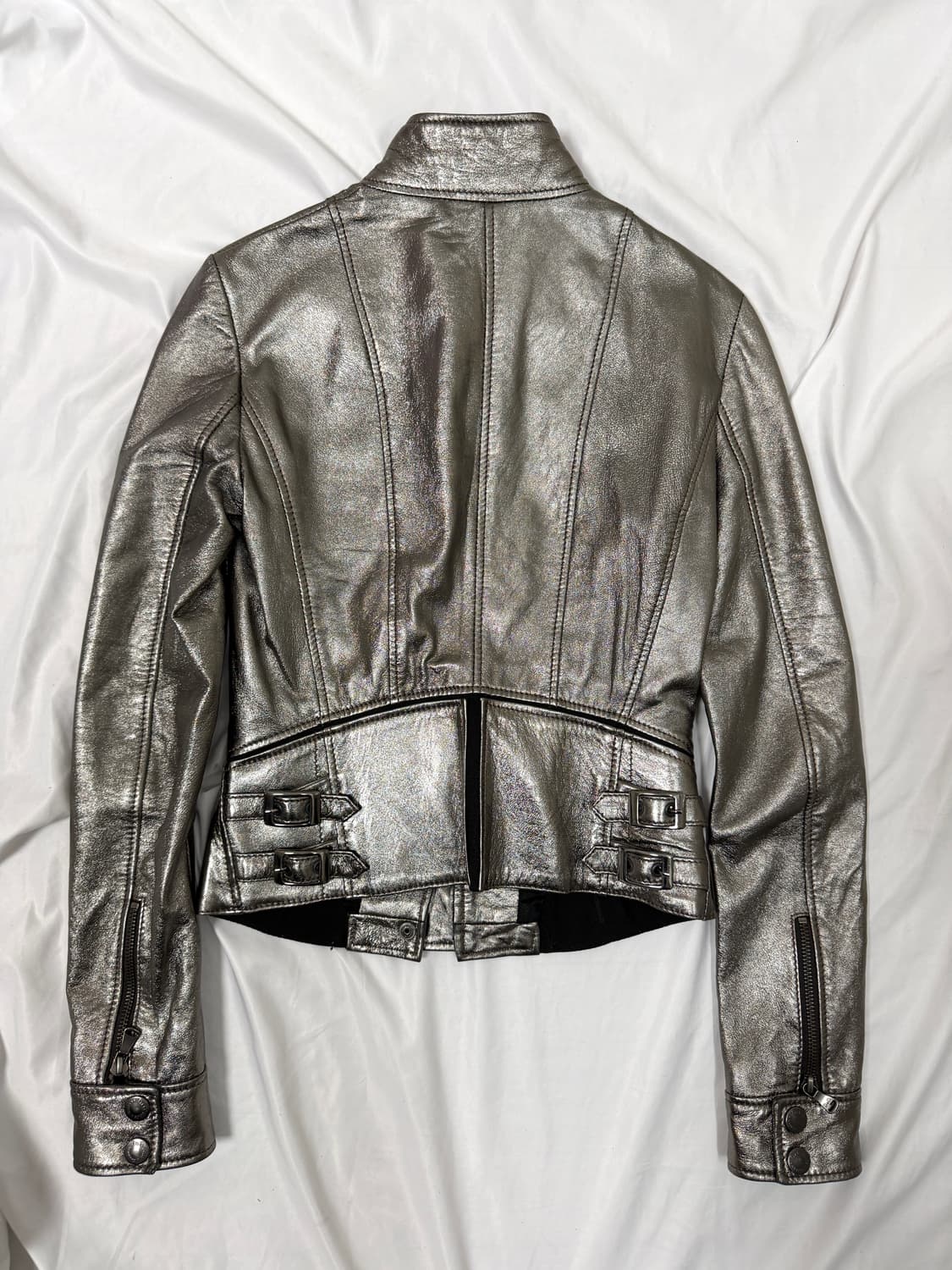 돌체앤가바나 메탈릭 레더 자켓 상품이미지8