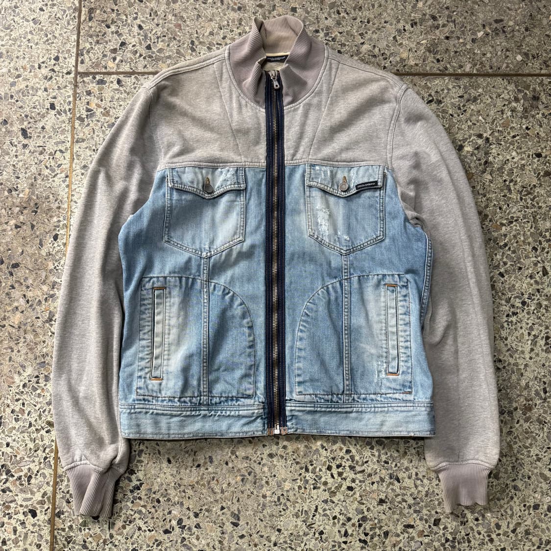 [XL] D&G 돌체앤가바나 데님 스웻 집업 자켓 상품이미지1