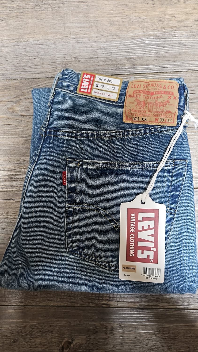 리바이스 LVC 1955 501 블랙잭 30x32  상품이미지3