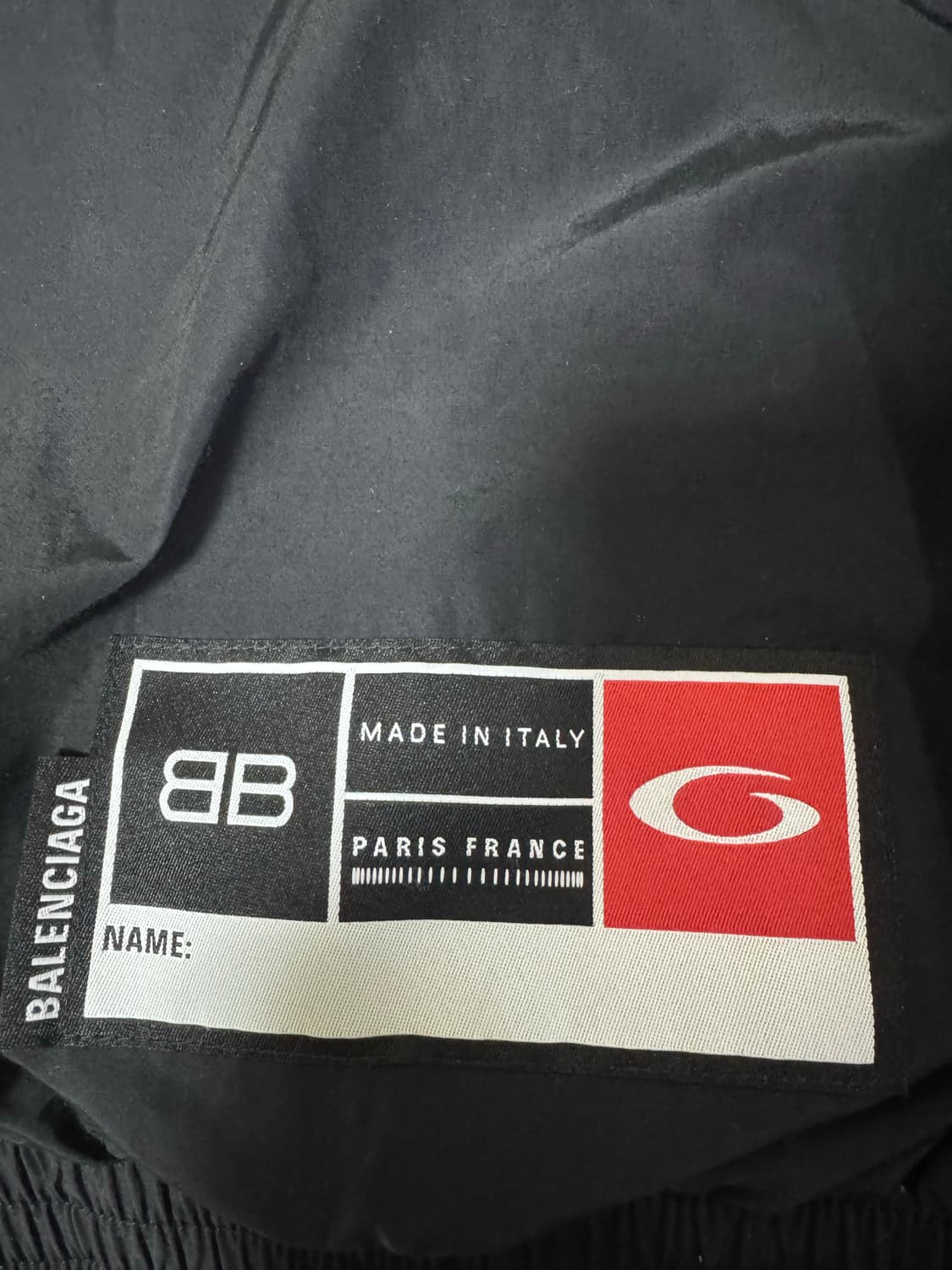 발렌시아가 바스켓볼 트랙 자켓 오버핏 xs 국문택 (황금사이즈) 백화점판 상품이미지5