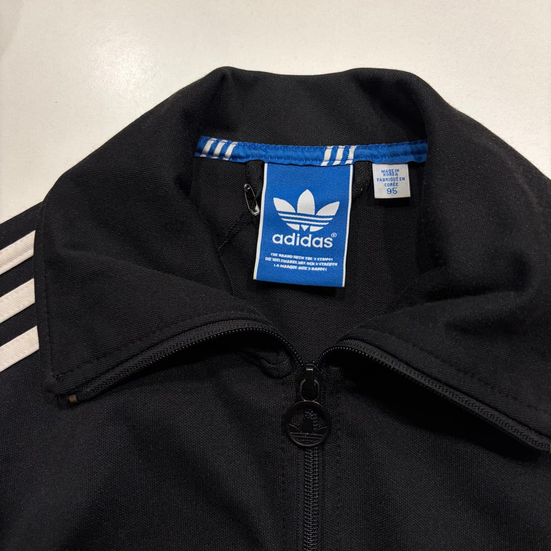 [95] 14s 아디다스 유로파 삼선 트랙탑 져지 블랙 D172 상품이미지4