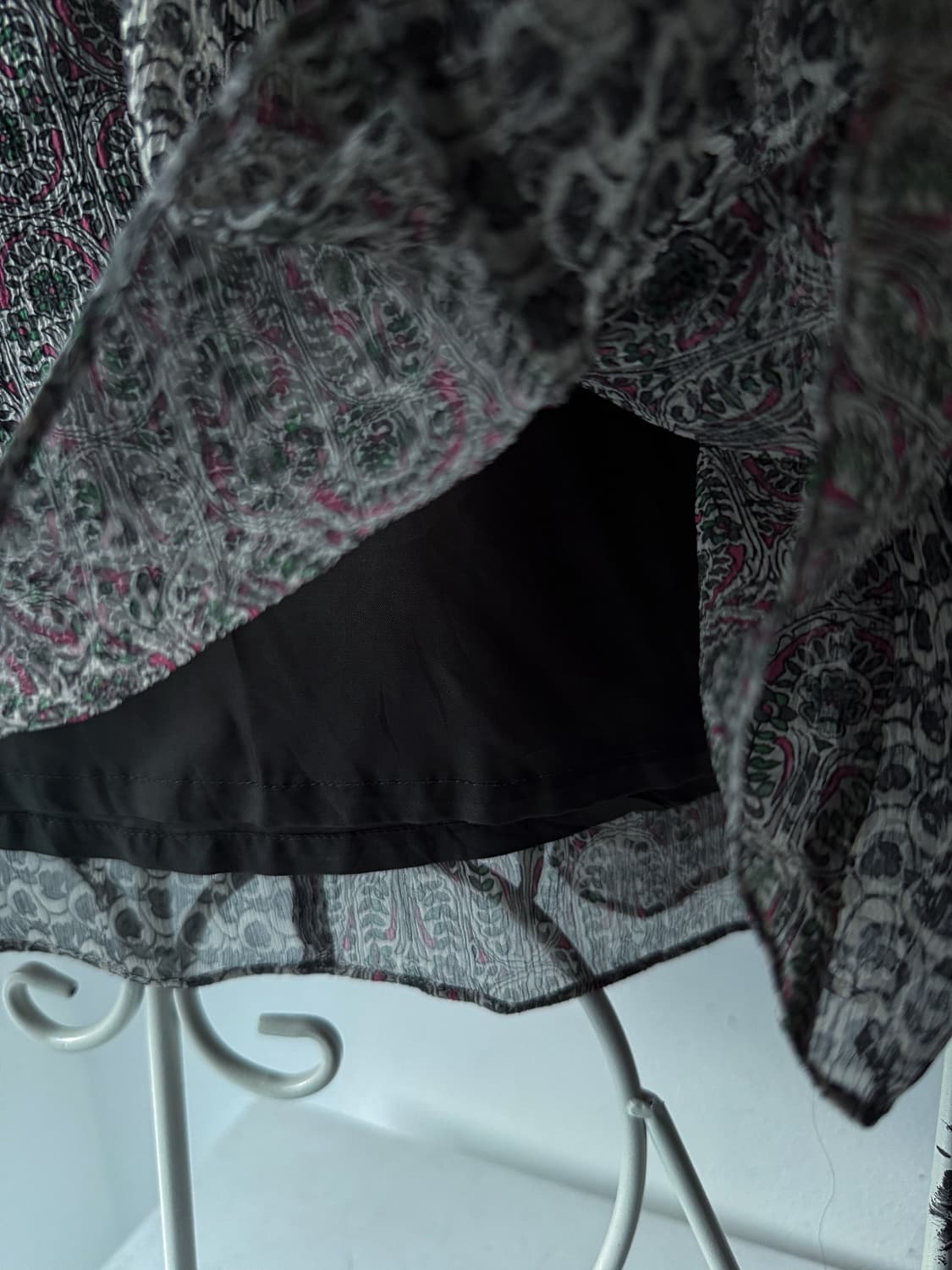 Green Ethnic Chiffon Skirt 0148 상품이미지4