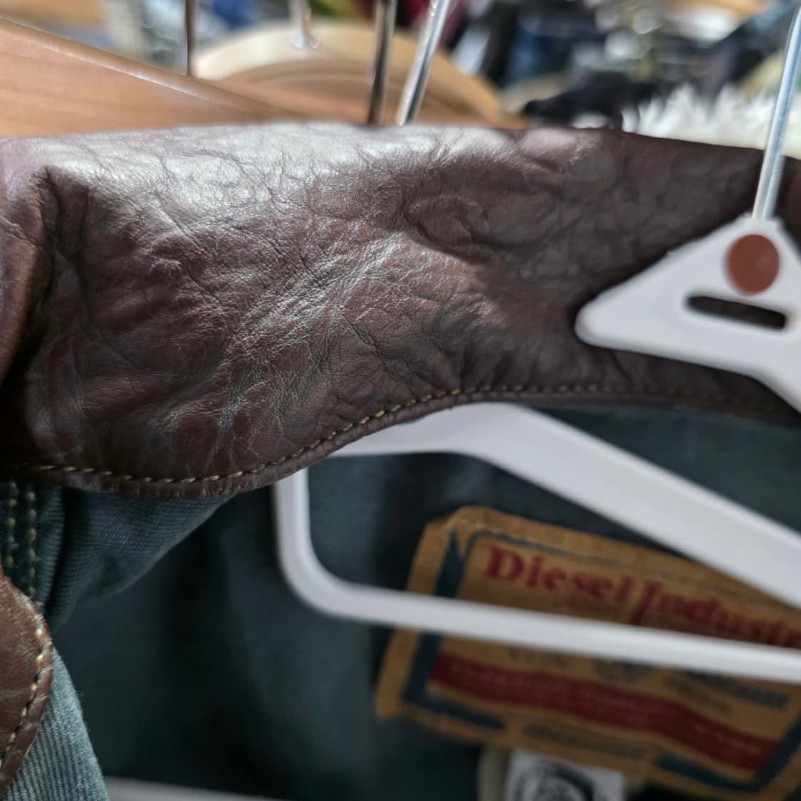 90s Diesel 디젤 인더스트리 데님 트러커 자켓 M 상품이미지7