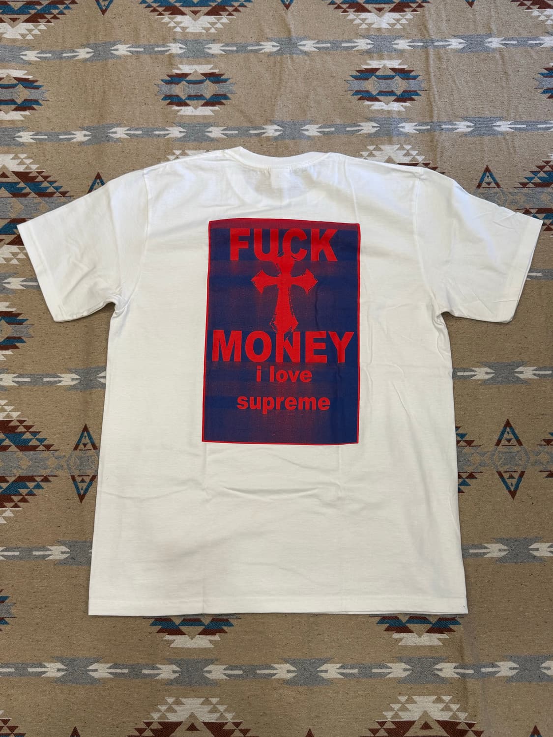 [L] 슈프림 퍽 머니 티셔츠 화이트 - 24FW 상품이미지5