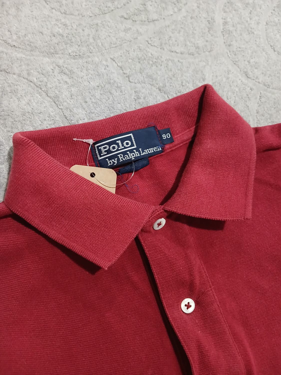 *폴로 랄프로렌 레드 반팔 카라티  상품이미지3