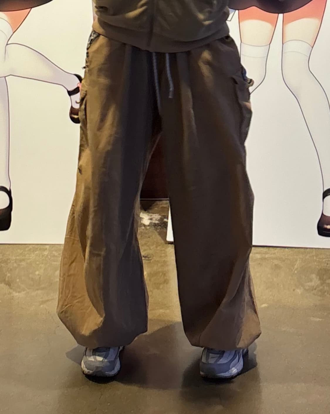빈티지 오버핏 패치 카고팬츠🦁🦘🌍 상품이미지3
