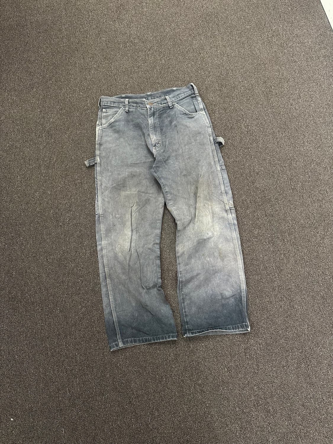 31x34)디키즈 빈티지 그레이 카펜터 워크팬츠 상품이미지3