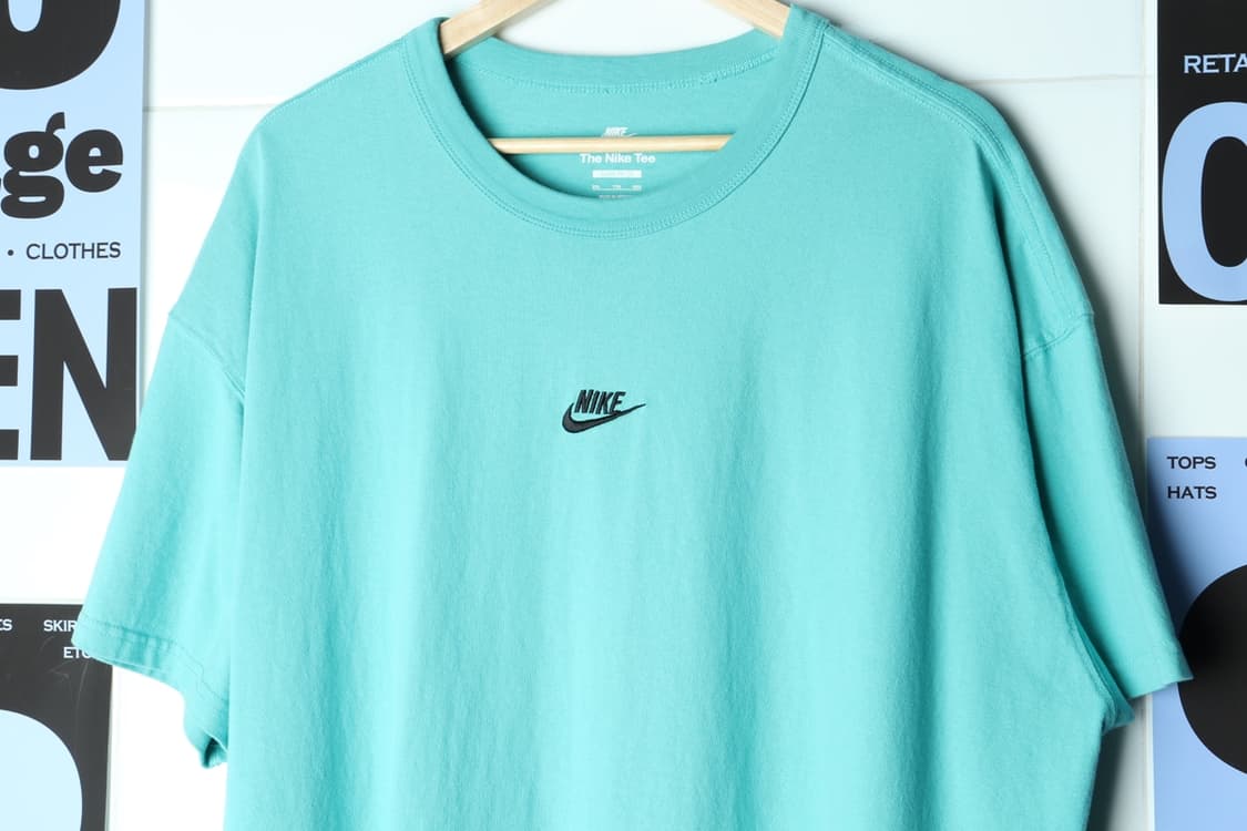 (2XL-3XL) 나이키 반팔 티셔츠 중앙로고 민트 빅사이즈-7AFB 상품이미지3