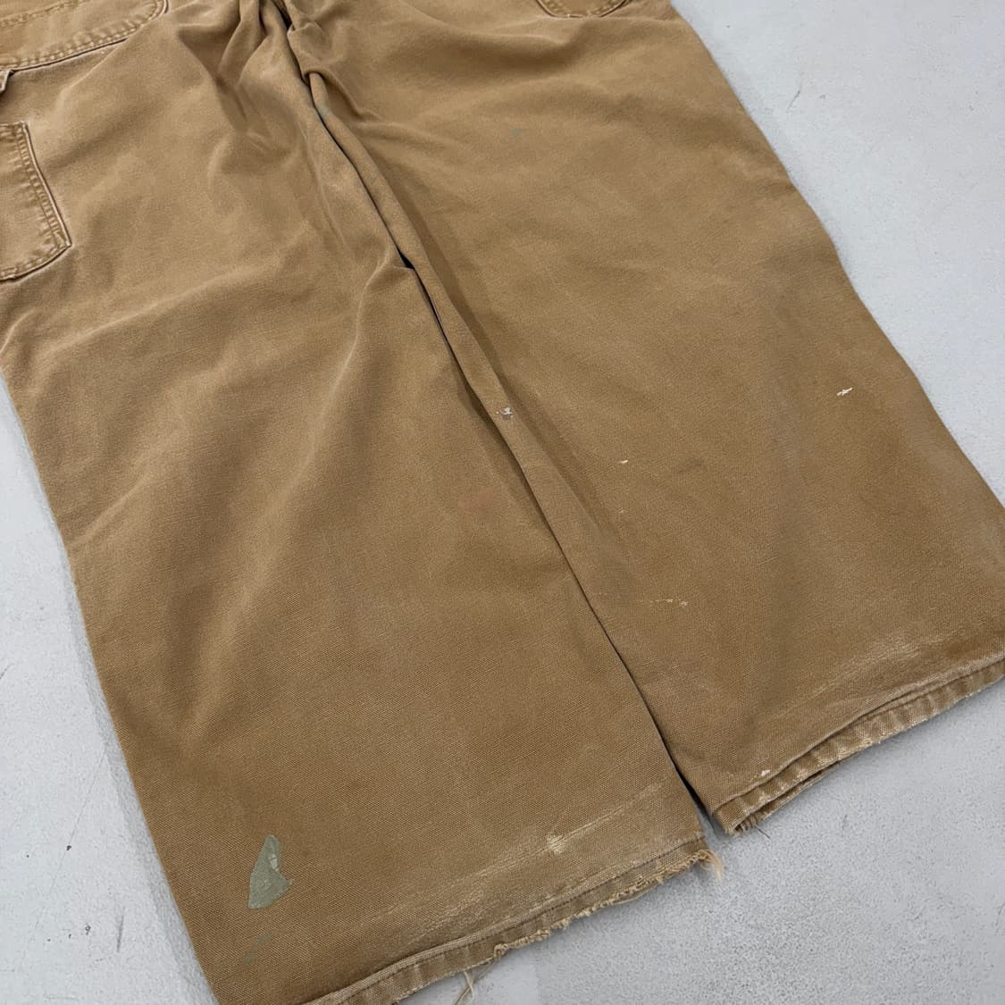 칼하트 OG 가죽패치 카펜터 덕캔버스 와이드 워크팬츠 상품이미지9