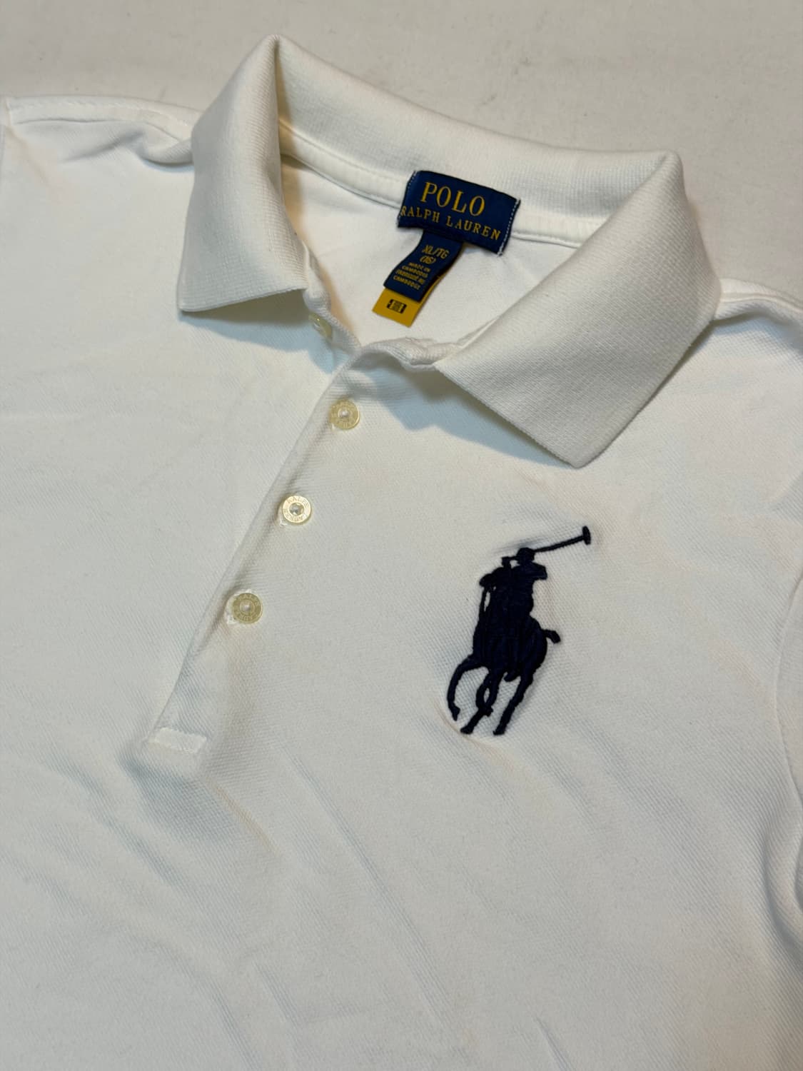 폴로 랄프로렌 빅포니 카라티 화이트 상품이미지2