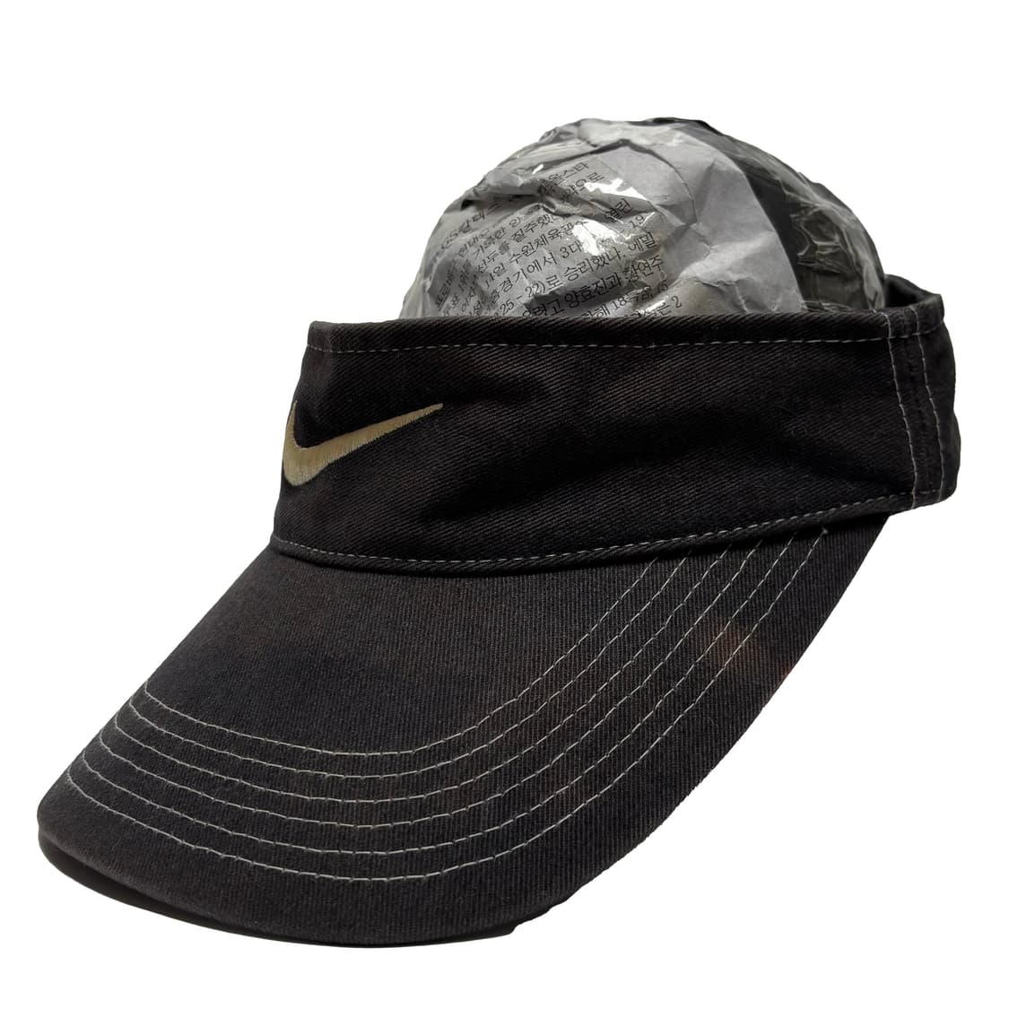 나이키 골프 스우시 빈티지 선 바이저 블랙 상품이미지1