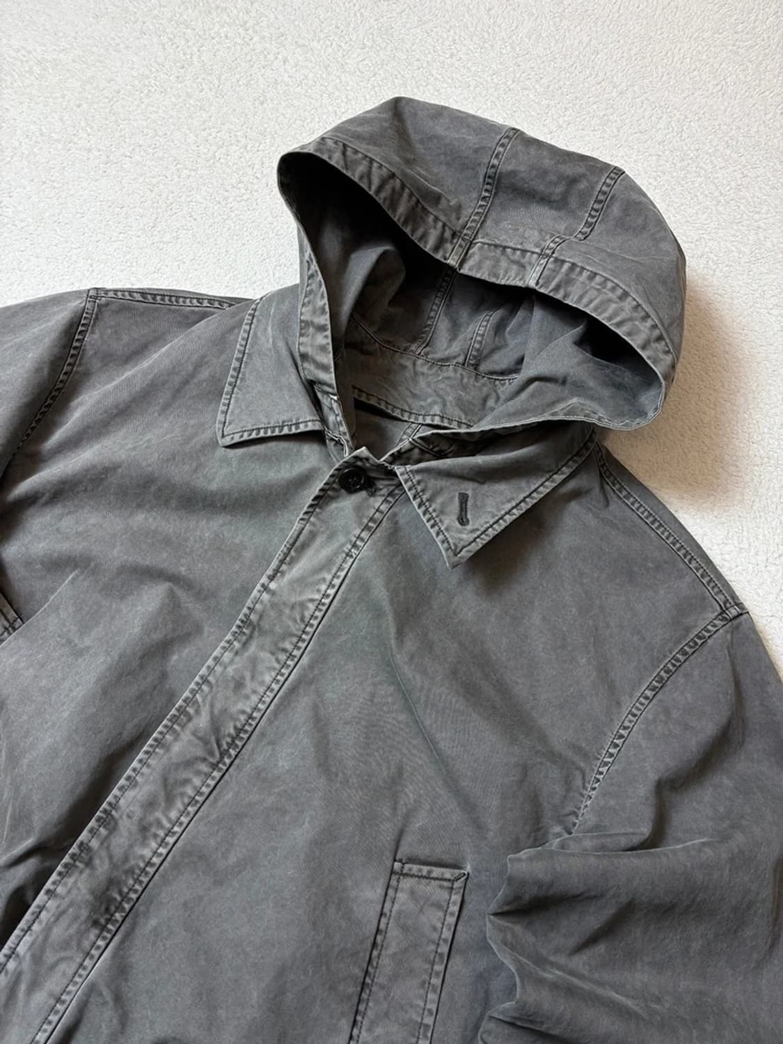 coor 쿠어 워시드 디테처블 크롭 후드 점퍼 PN7909 상품이미지2