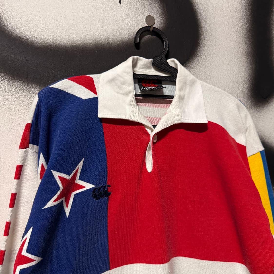 VTG 빈티지 뉴질랜드 풀 프린팅 pk 카라 롱슬리브 상품이미지3