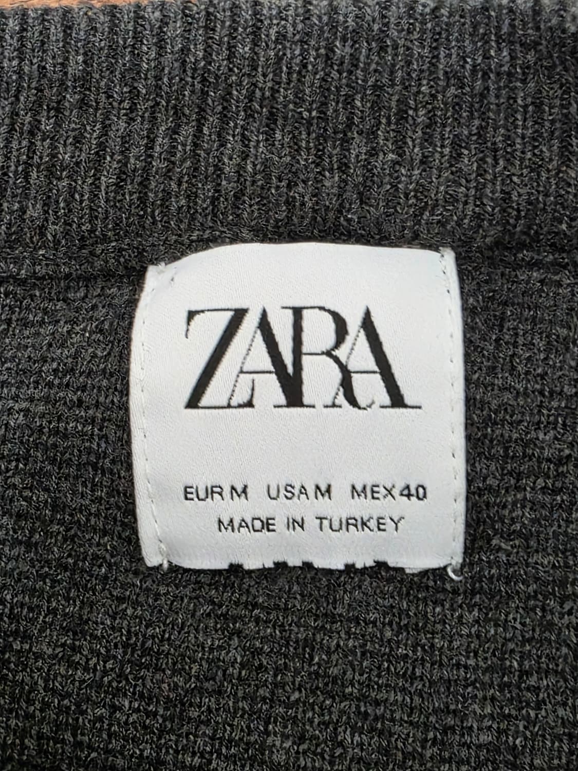 자라 라운드넥 코튼 니트 상품이미지3