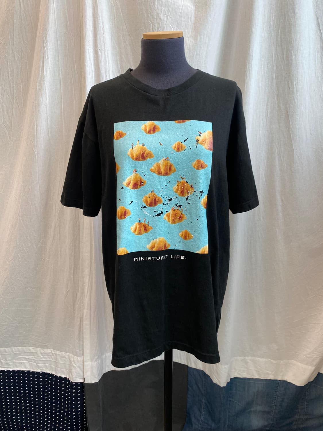 PRINTSTAR 블랙 반팔티셔츠(MEN L) 상품이미지9