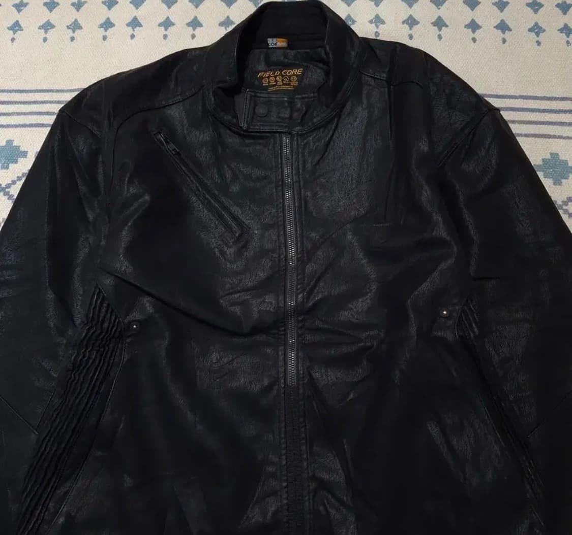 FIELD CORE 가죽 자켓 블랙 3L 상품이미지1