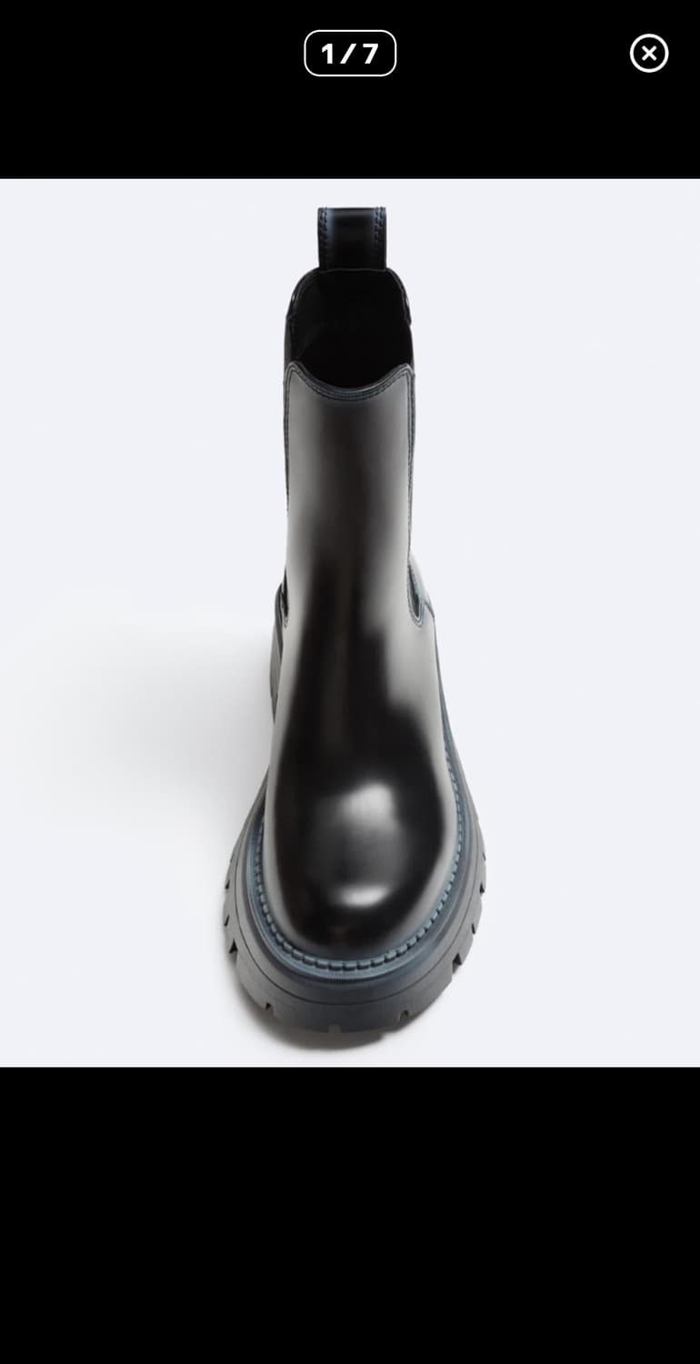 자라 보테가st 청키 워커 상품이미지1