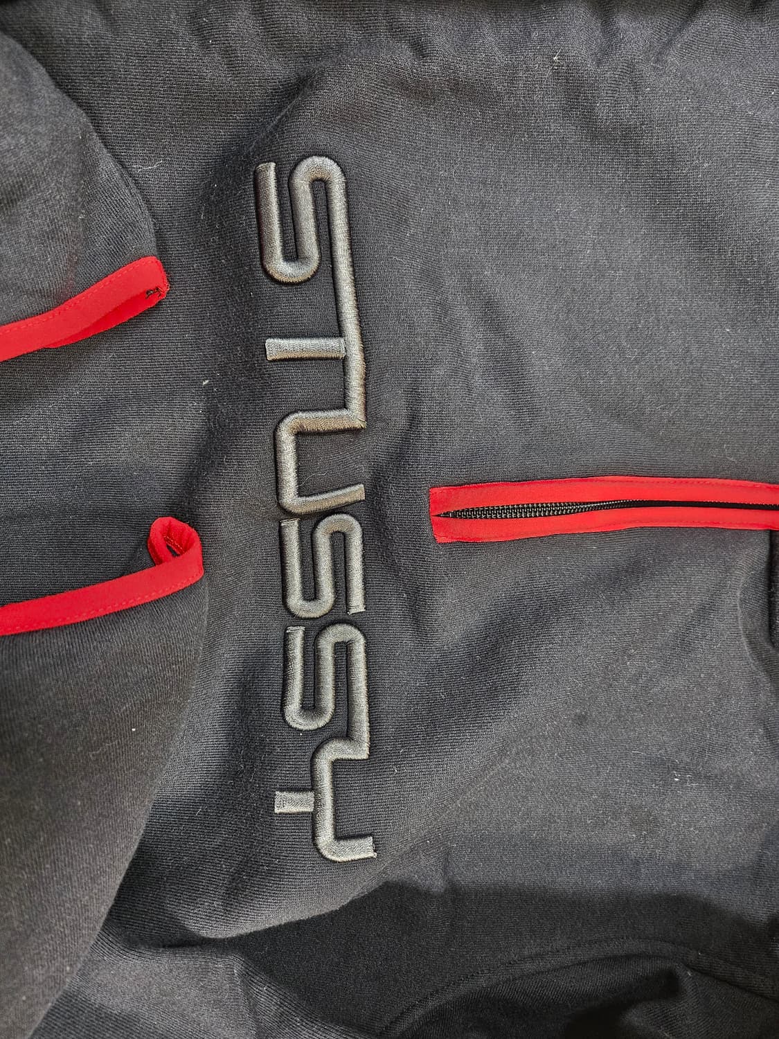 Stussy 스투시 레드파이핑 집업 M 상품이미지2