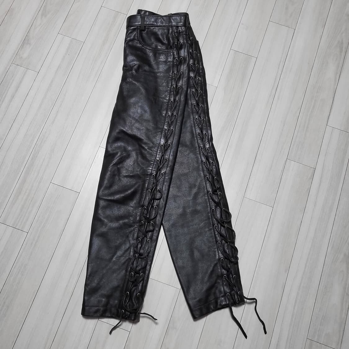 (32) 할리데이비슨 가죽바지 레더팬츠 웨스턴바지 바이크바지 상품이미지3