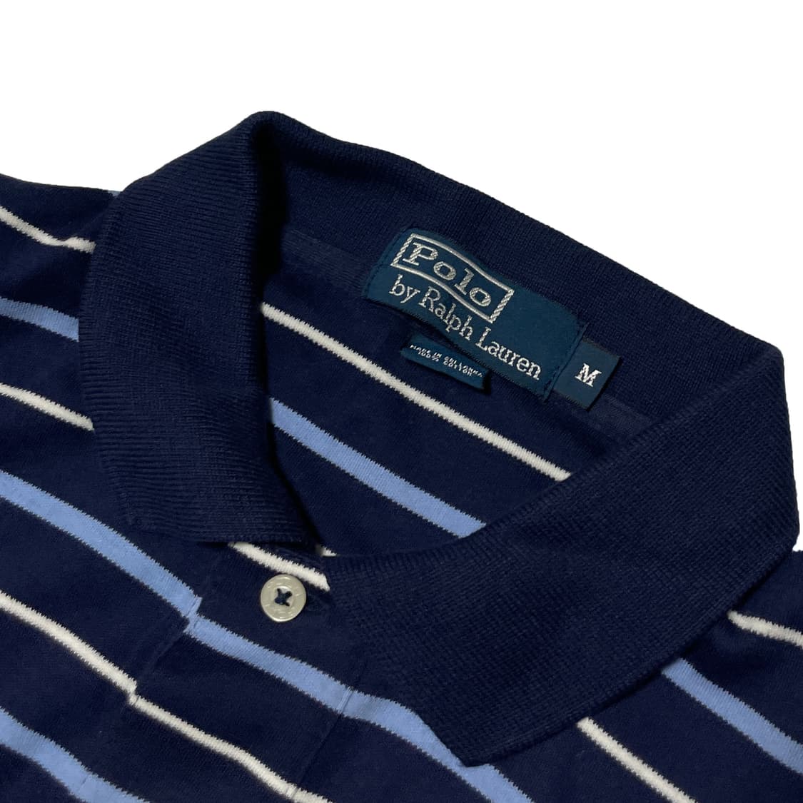 폴로 랄프로렌 네이비 스트라이프 카라티 상품이미지4