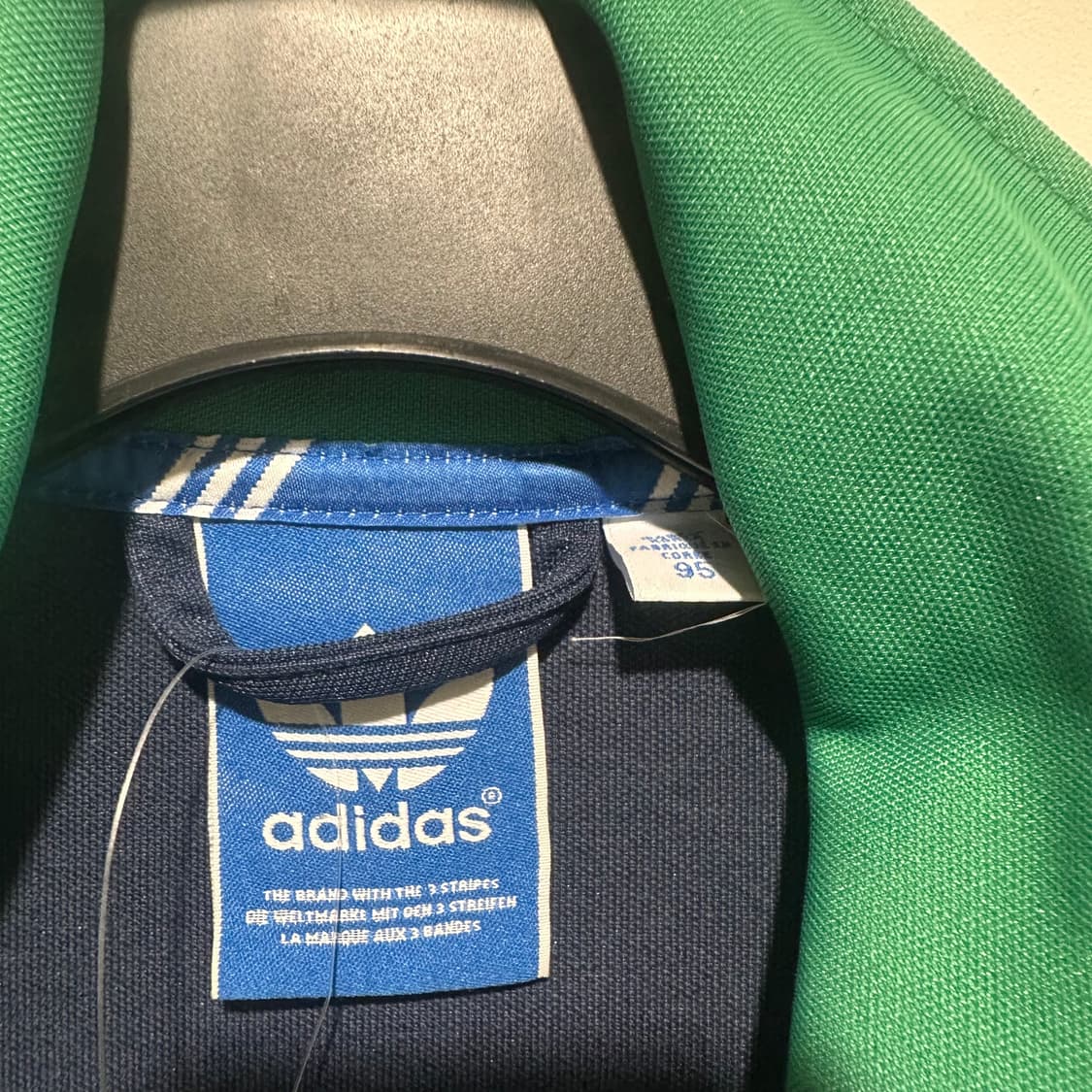 아디다스 네이비 그린 트랙탑 져지 상품이미지6
