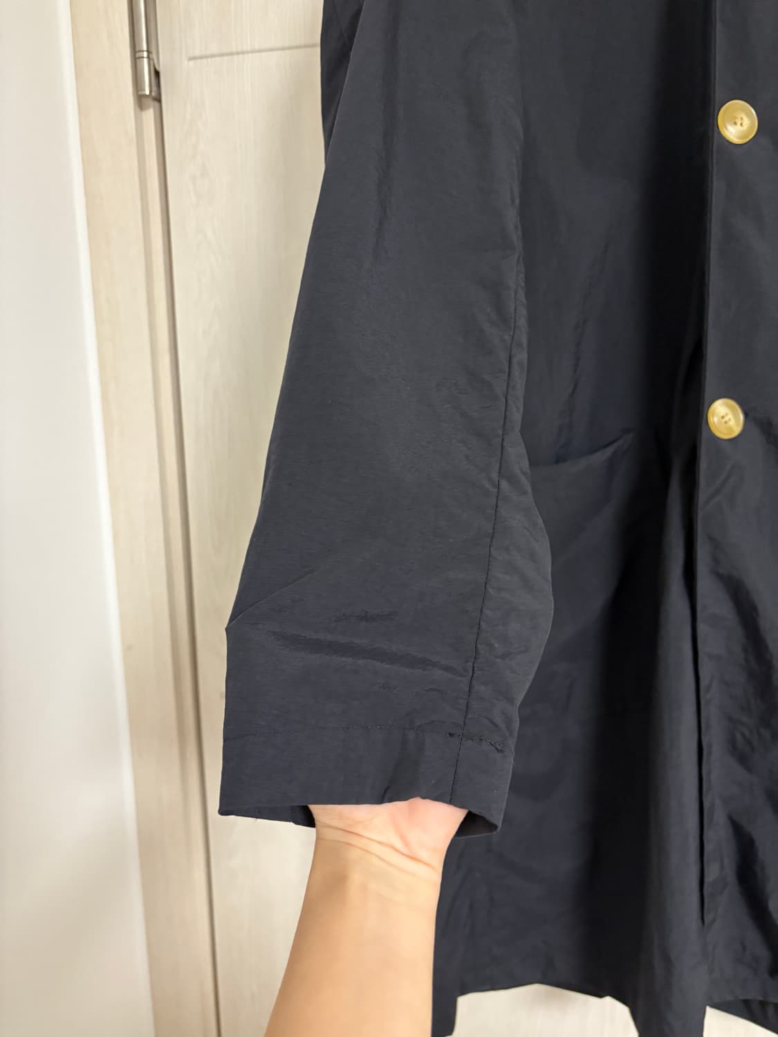 [단톤] 후드 나일론 자켓 34size 상품이미지3