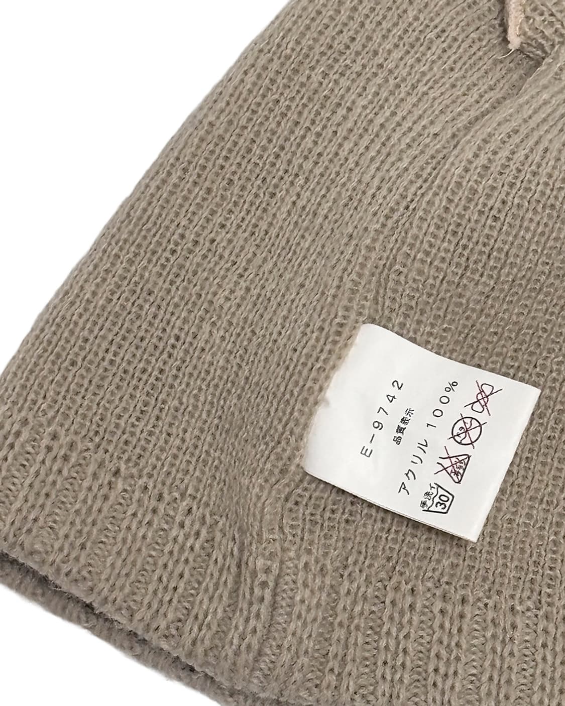 ellese 베이지 배색 포인트 비니 상품이미지5