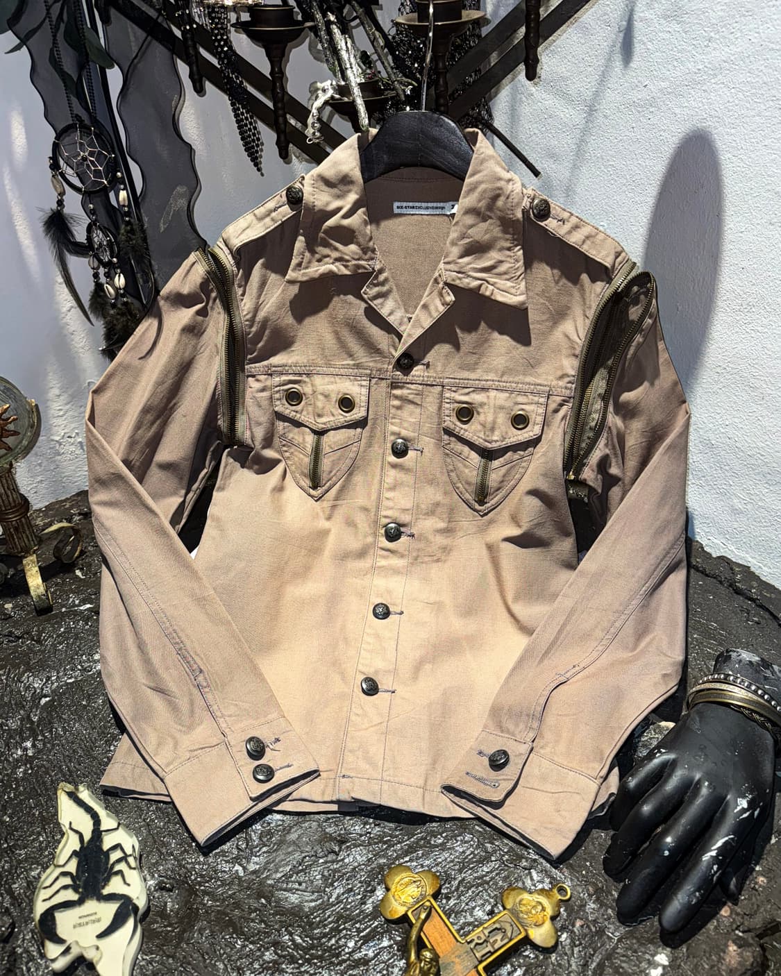 Zip Detail Shirt Jacket 상품이미지6