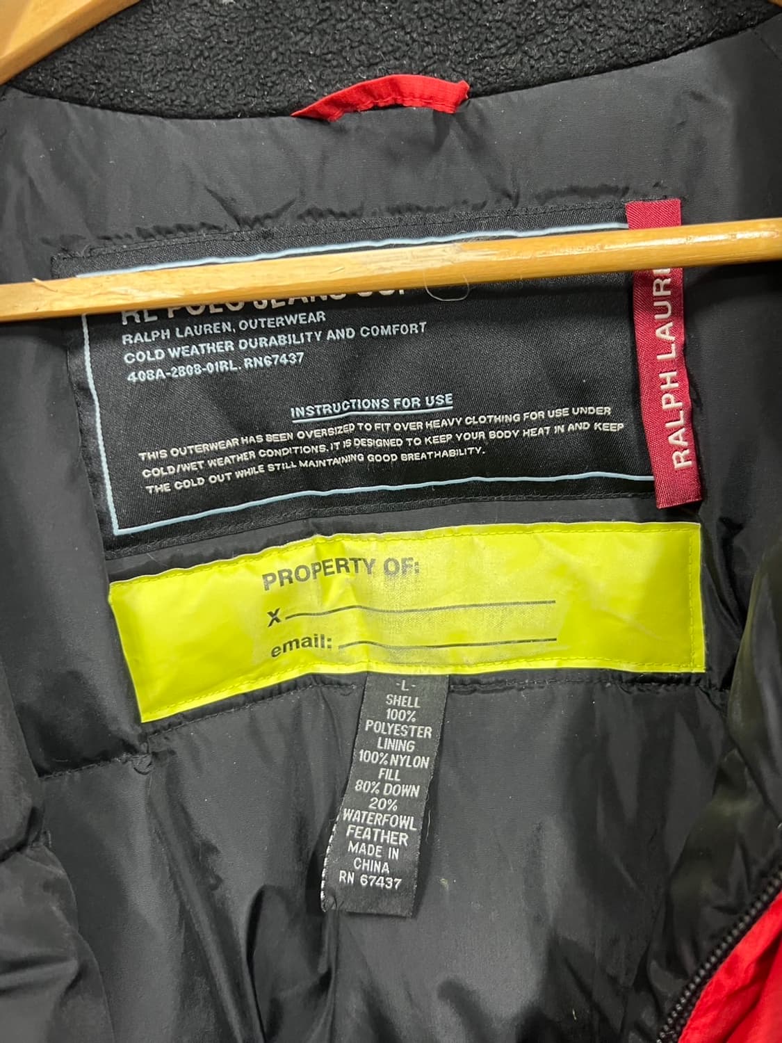 폴로 랄프로렌 진스 빅사이즈 패딩  상품이미지4