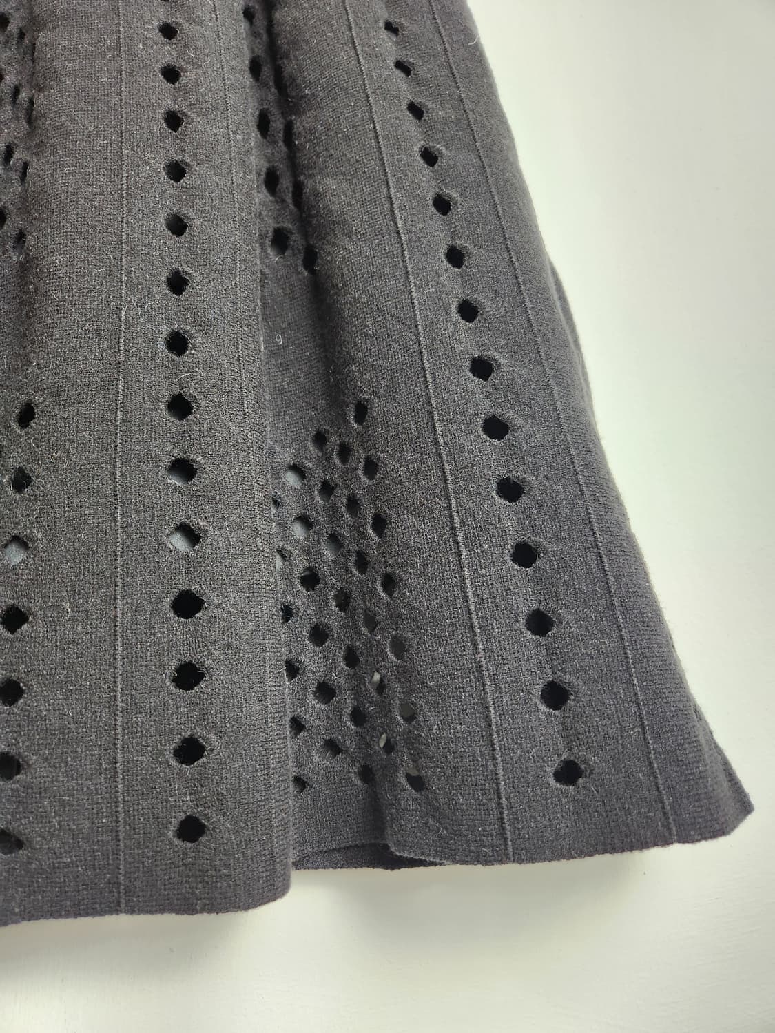 (오즈세컨)니트 펀칭 스커트 상품이미지8