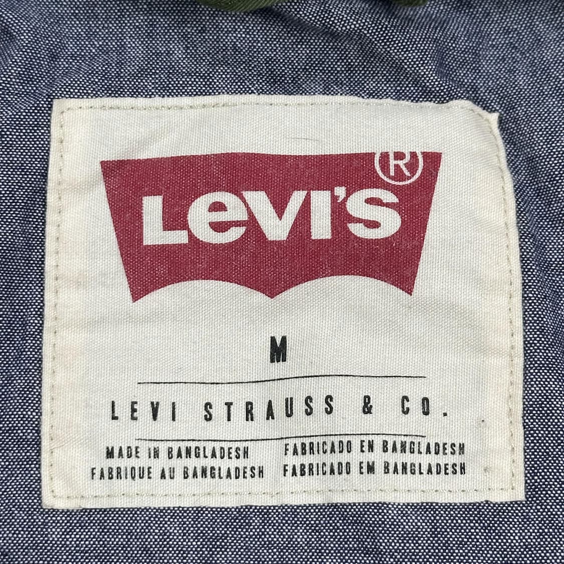 리바이스 밀리터리 복각 야상자켓 카키 M 상품이미지5