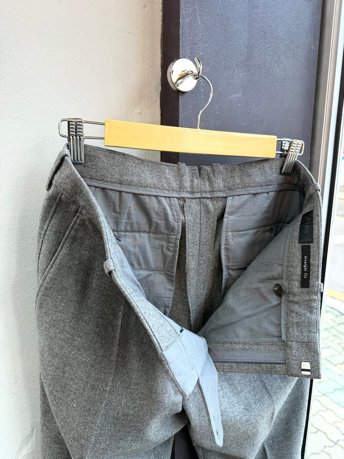 32/ 타임옴므 19FW 울 스트레이트 팬츠 상품이미지5